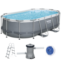 Bestway Power Steel 56620 - Piscina Ovale