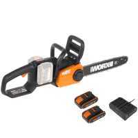 WORX WG384E - Elettrosega a batteria 2 x 20V 2Ah - Lama da 35cm